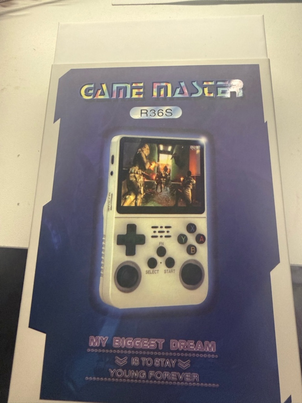 R36S Handheld Console - White
